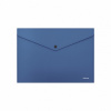 Папка-конверт на кнопке А4 140 мкм ErichKrause. Fizzy Classic, синяя50177 E.K.	